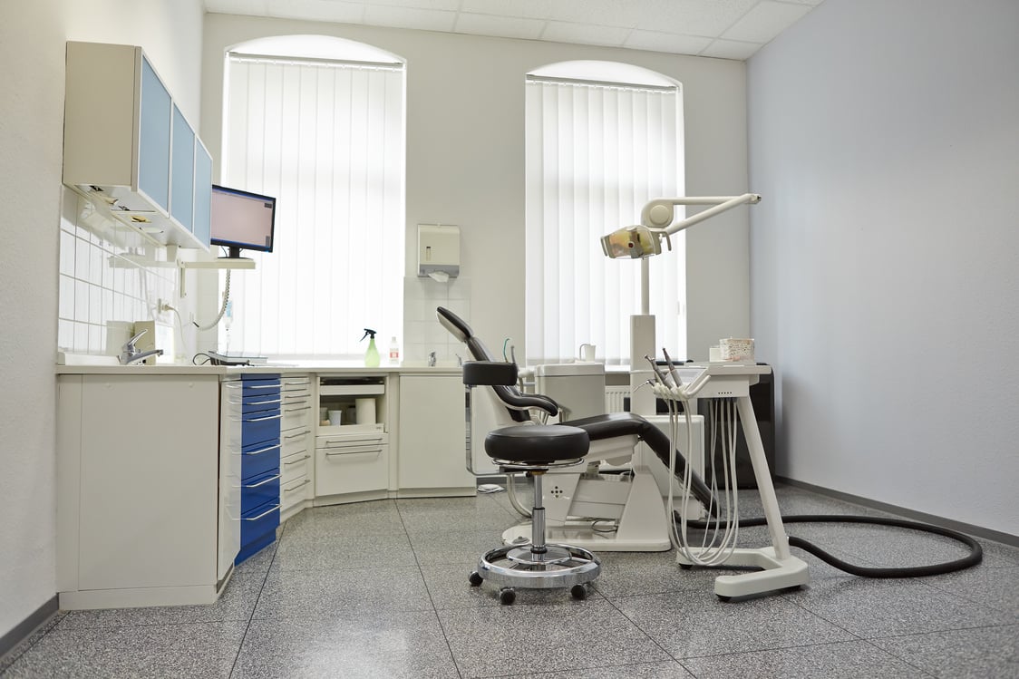 Modern Bright Treatment Room in Dental Practice